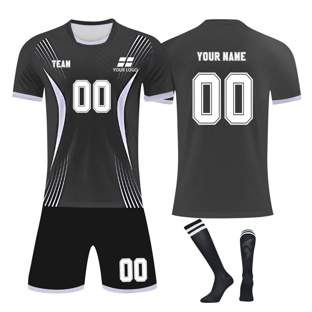 Personalised Shirts Kit Mens Girls With Name Number Custom Football Jerseys For Boys Training Suit