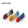 20 шт. Детали MOC 61252 Пластина Специальная 1x1 с зажимом 6019 Совместимые Кирпичики DIY Сборка Строительные Блоки Частицы Детская Мозговая Игрушка