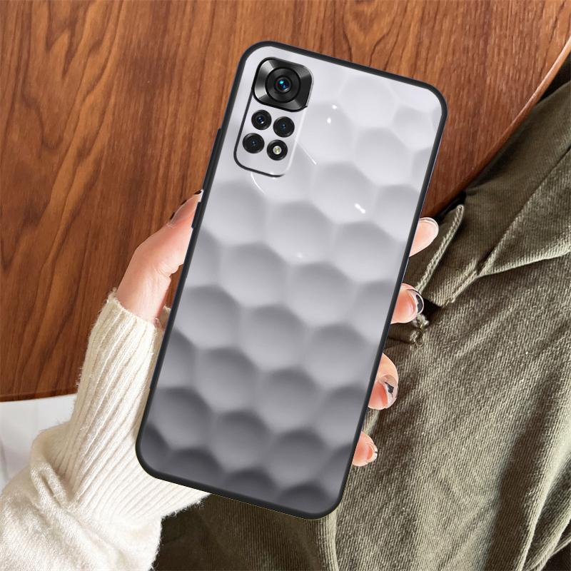 Golf Ball Case For Xiaomi Redmi Note 14 Pro 13 12 11 10 15 Pro Plus Redmi 15 C 13 10C 12C 14C 13C Cover