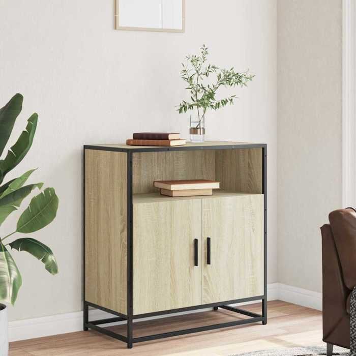VidaXL Buffet Sonoma Oak 68x35x76 Cm Engineered Wood, Storage Cabinet, Entryway Furniture, Accent Furniture, Furniture of 849000