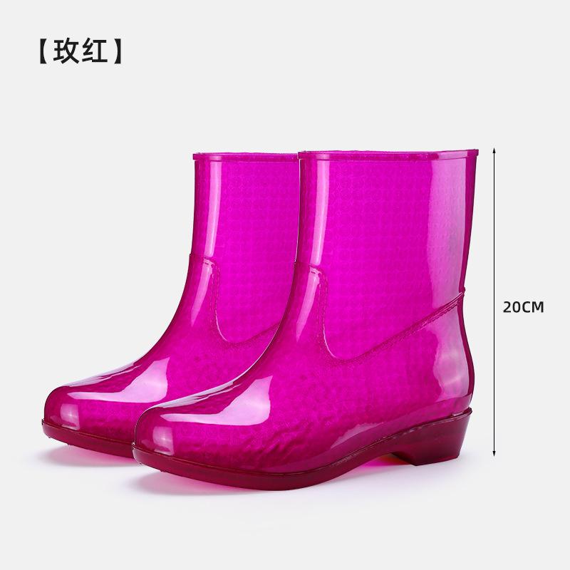 Женские короткие непромокаемые туфли без подкладки, быстросохнущие, нескользящие, для верхней одежды, короткие резиновые сапоги для взрослых без сетки