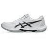 Asics 12 Кроссовки для зала Унисекс Размер 101 3E GEL-ROCKET (1073A081), для взрослых, (Белый черный), 24,5 см,
