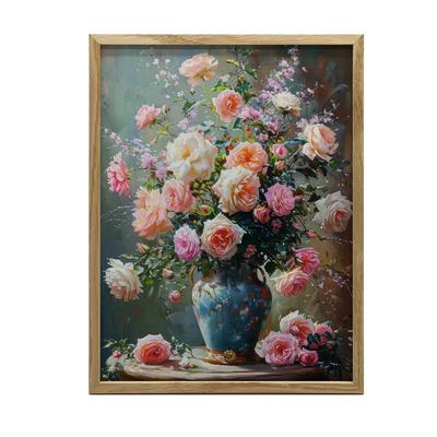Вневременной Букет Вневременной Букет, 30x40 См, Без Рамы, Премиум Холст На Подрамнике