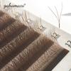 GAHAMACA 3D W-Shaped Eyelashes Extensions 3 Tip C/D Curl High Quality Russian Volume Idividual Natural Fake Lash