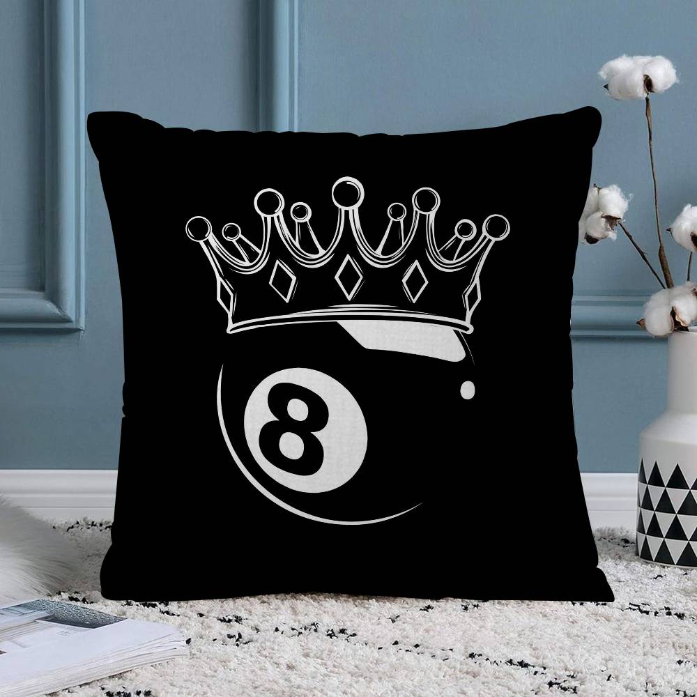 Black And White No Ball Art Pillow Cushion Cover Pillowcase Living Room Sofa Home Decor Customized