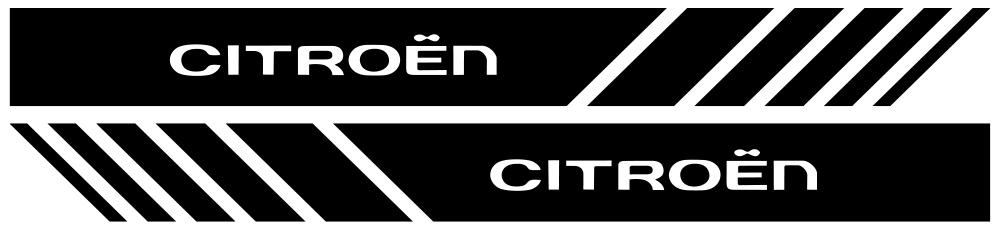 2pcs Car Stripe Stickers Rearview Mirror Reflective Vinyl Decals For Citroen C3 C4 DS3 C1 Picasso berlingo Exterior Accessories