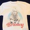 Винтажная белая мужская футболка Britney Spears с коротким рукавом S-5XL
