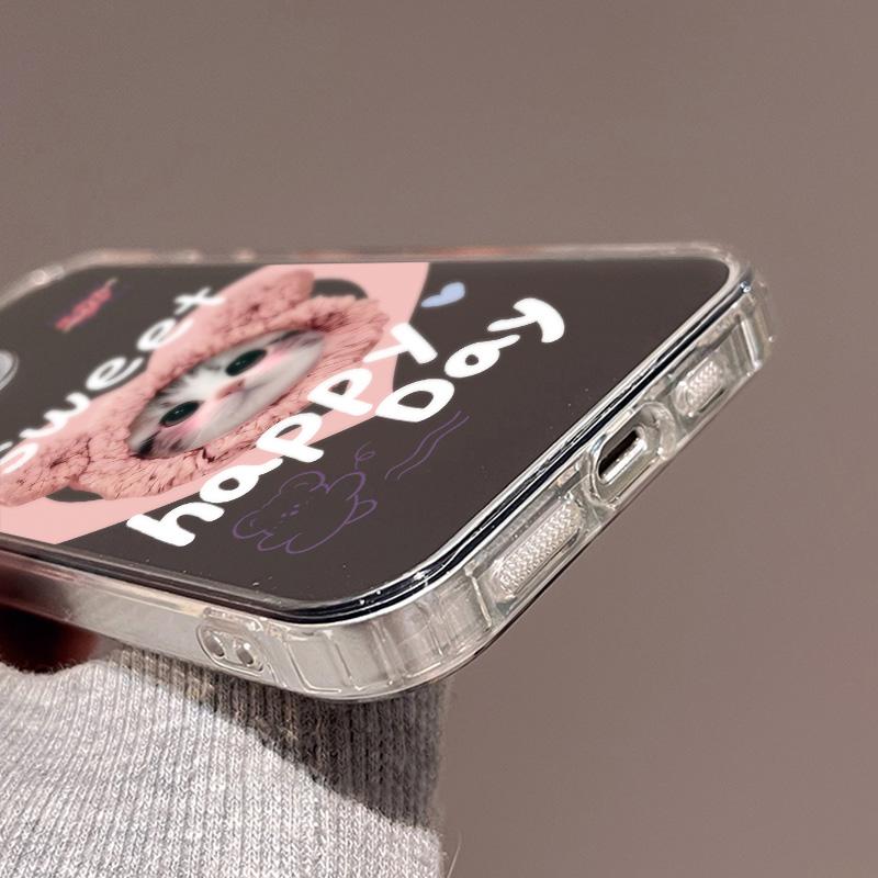 Mobile Phone Cases for iPhone 11 13 XR 15 Pro Max 12 14 Pro Max Case iPhone 16 XS Max Mirror Protective Case Mirror Exquisite Cartoon Waterproof