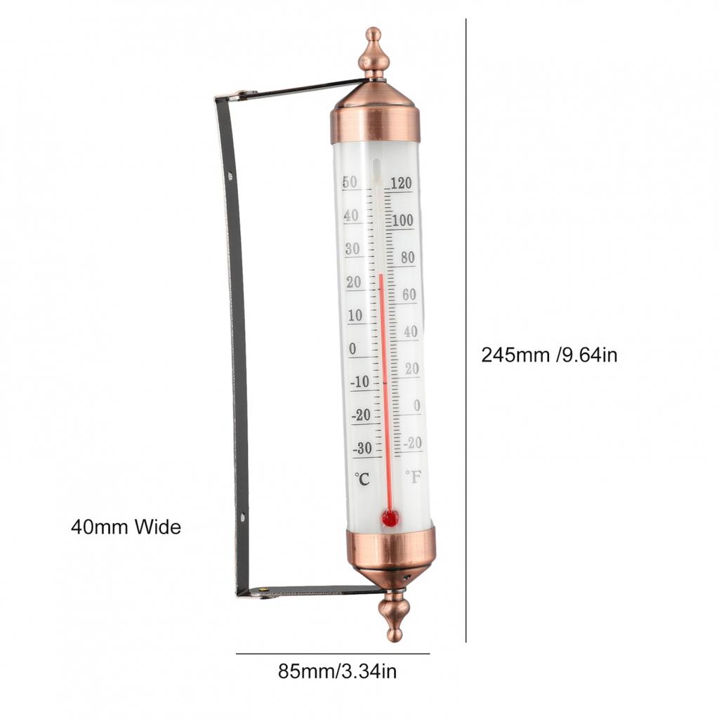 Garden Thermometer Hydrothermograph Measurement Outdoor Outside
