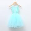 Детское платье Летнее платье-майка Платье принцессы Кружевное сетчатое лоскутное платье Платье-жилет Платье-торт для девочек Пышное платье