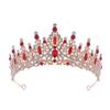 Bridal Crown Headdress Alloy Hair Accessories Handmade Rhinestone Headband Birthday Crown Dinner Party Wedding Accessories