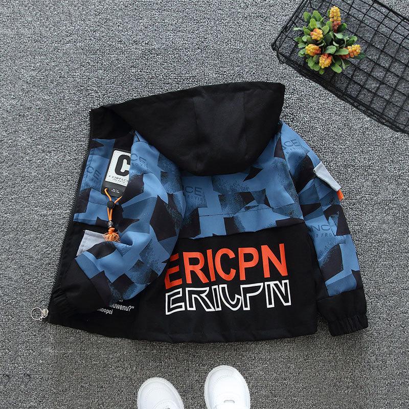 Толстовки с капюшоном с рисунком для мальчиков и девочек, осенняя куртка, весенняя и осенняя, детская тонкая куртка для маленьких детей