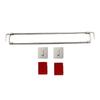 Telescopic Storage Rod Compact Designs Waterproof Corner Bar Adjustable Corner Shelves Bar for Shower & Refrigerator