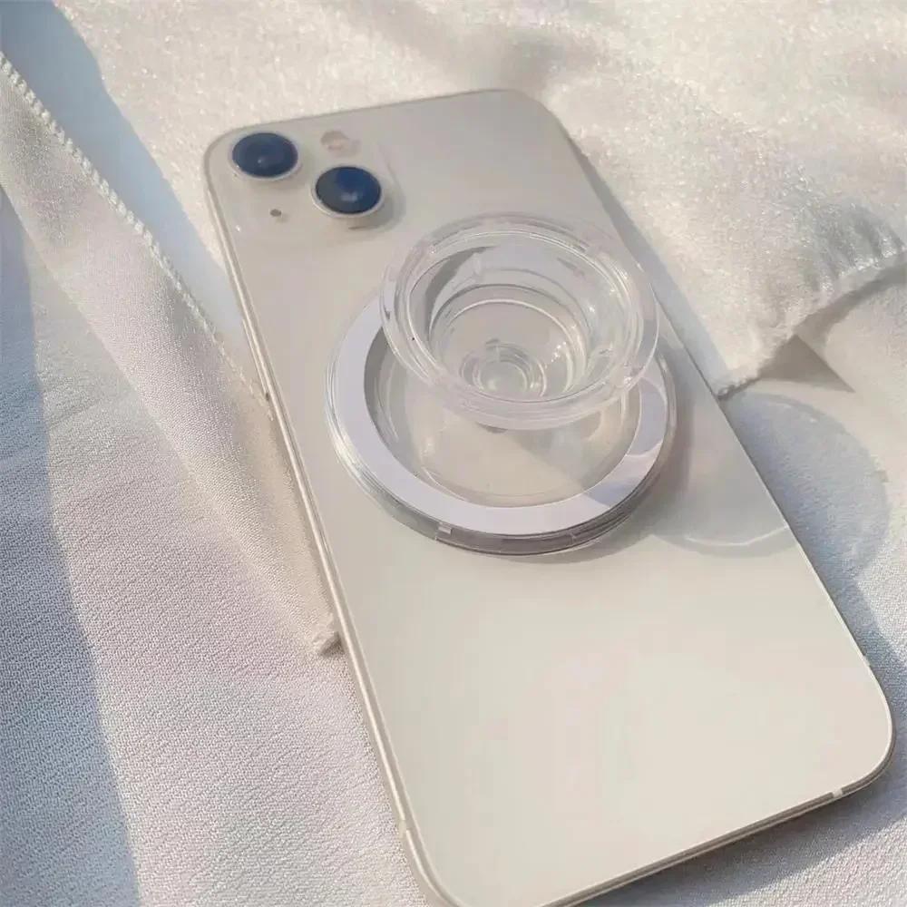 Магнитный складной держатель для мобильного телефона, карманная розетка, поддержка Magsafe IPhone Mac, Samsung, сейф, расширяемая подставка для безымянного пальца