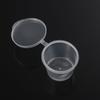 25Pcs Disposable Takeaway Plastic Sauce Cup Pigment Paint Box Palette Food Containers