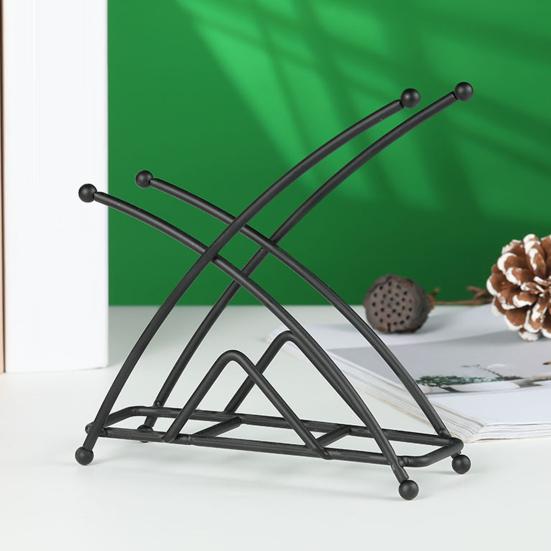 Стоячий металлический держатель для салфеток Yousheng, геометрический прочный утюг, обеденный стол, зажим для бумажных полотенец, зажим для салфеток, диспенсер-органайзер, кухонные принадлежности для дома и отеля