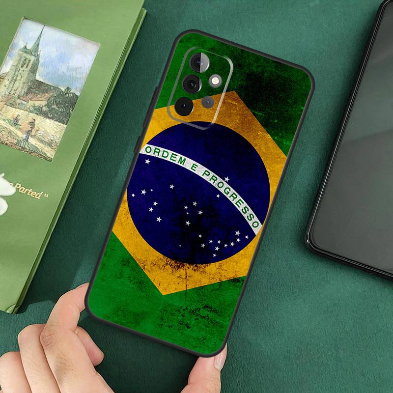 Бразилия Бразильский флаг Чехол для телефона для Samsung Galaxy A06 A05 A16 A55 A35 A15 A53 A33 A13 A22 A32 A52 A14 A34 A54