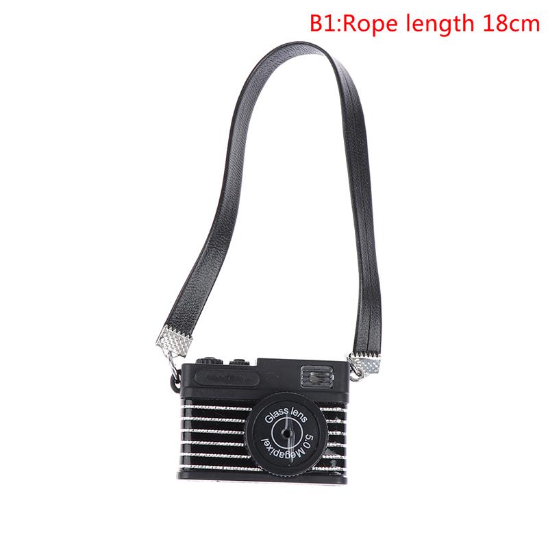 1:12 Dollhouse Miniature Mini Belt Camera Model Doll Accessories Decoration Toy