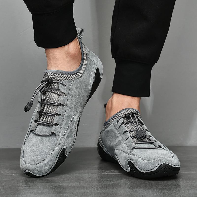 Fashion 2025 Loafers Shoes Men Outdoor Light Walking Breathable Summer Comfortable Casual Driving Shoes Mountaineering Travel Sneakers