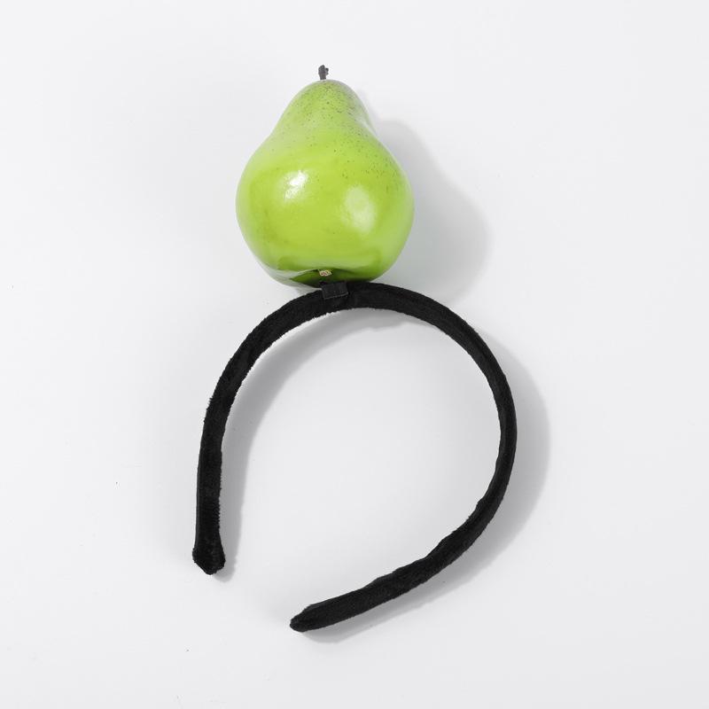 Креативные 3D-ободки для волос с овощами: Аксессуары для волос из моркови, перца, баклажана и зеленых овощей для женщин
