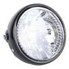 Motorcycle Headlight Universal Rugged LED 7 Inch Headlamp Bulb Day Or Night Bright Front Light