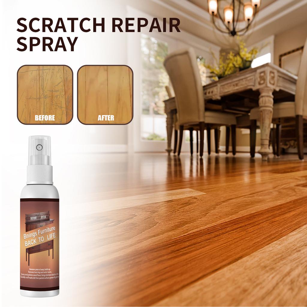 Furniture Scratch Remover Instant Fix Wood Scratch Repair Paint Wooden Table Bed Floor Repair Liquid Spray Easy To Use