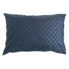 Merry Night Pillow Checkered 43 X 63 Matching Easy To Put In the Quick Wrinkle Washable Cover, Pattern, Navy, Approx. Cm, Type, Pillow, Drying,