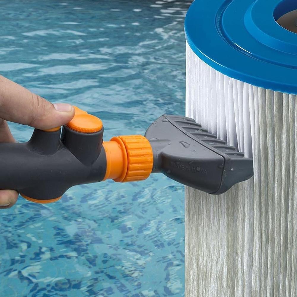 Hand-Held Power Water Sprayer Paper Core Cleaning Wand Pool Cleaning Brush Household Cleaning Equipment