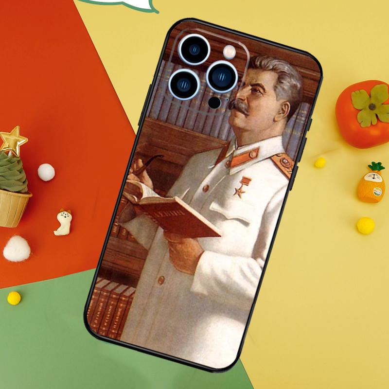 USSR Joseph Stalin Phone Case For iPhone 17 Pro Max 16 15 13 12 11 14 Pro Max Plus 12 13 Mini 16e 17 Air Cover