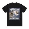 Plus Size Funny Raccoon Opossum Graphic T Shirts Women's Fashion Short Sleeve T-Shirt Unisex Casual Oversized Tshirt Streetwear Unisex