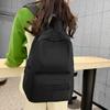 Simple Solid Color Casual Backpack for High School Students, Suitable for Outdoor Commuting,Lightweight, And Versatile, Designed for Laptops