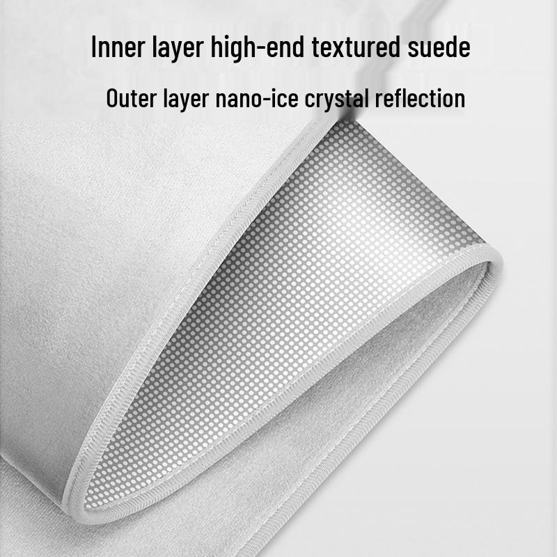 QiYuan A07 Suede Electrostatic Canopy: Sunshade & Heat Insulation for Car Sunroof