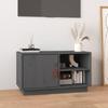 VidaXL TV Cabinet Grey 70x34x40 Cm Solid Pine Wood 818237