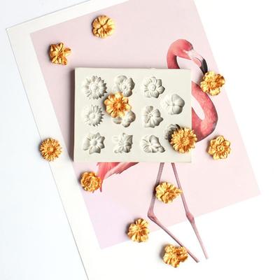 3D Rose Flower силиконовая форма для помадки торта кекс шоколадные формы кухонные принадлежности