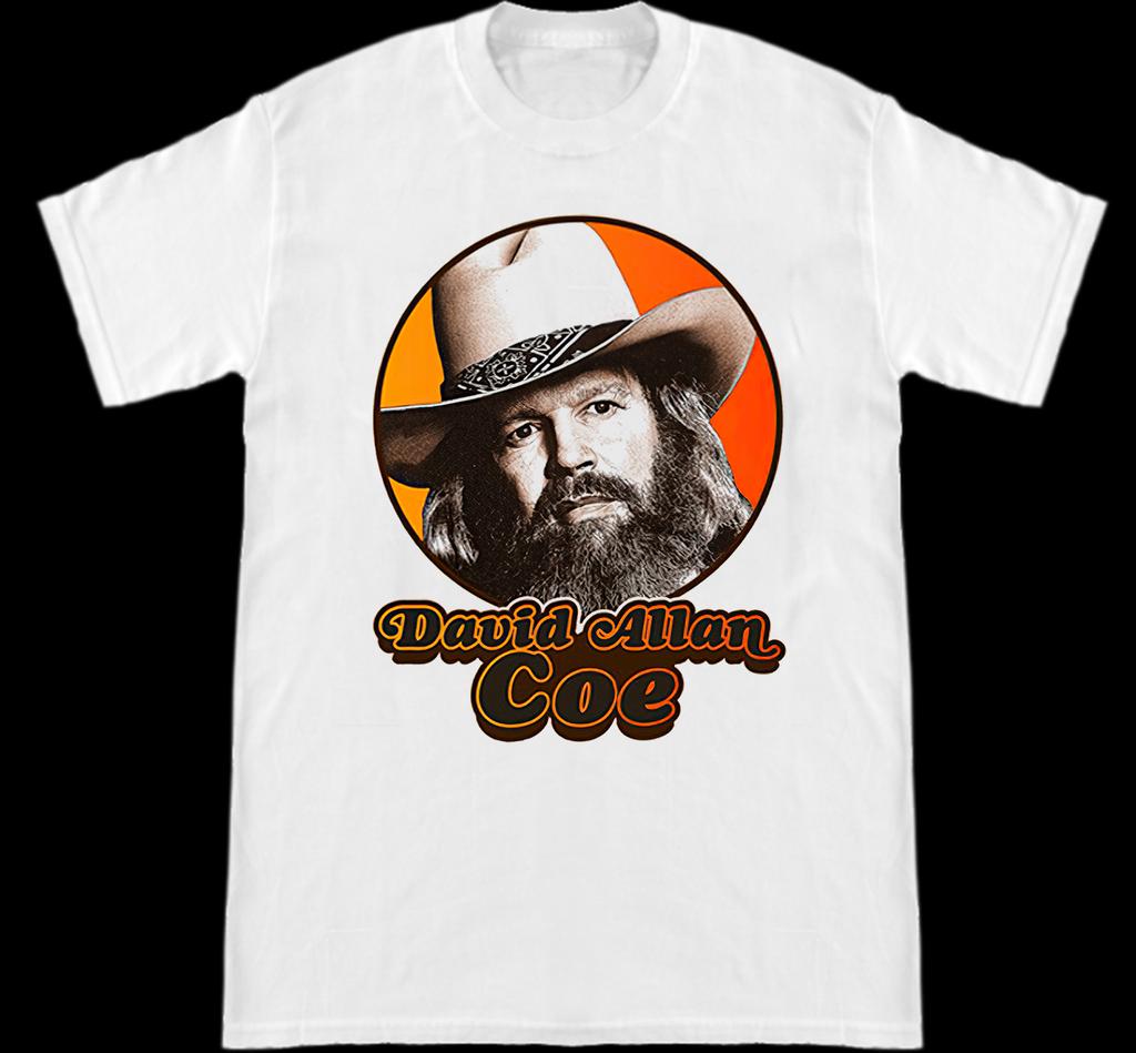 David Allan Coe White T Shirt Size S M L 234XL BL023 Unisex T-Shirt