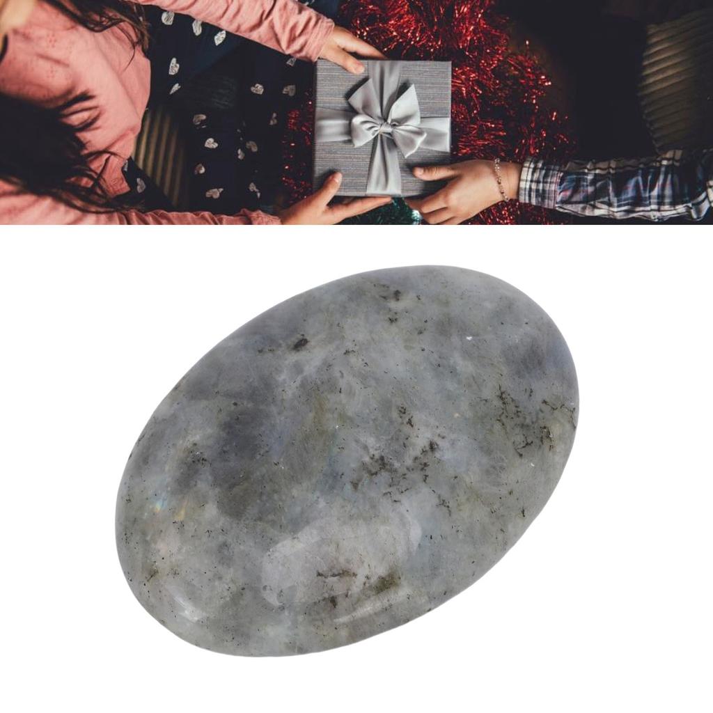 Palm Stone 7.5cm Polished Comfortable Touch Oval Stone for Meditation