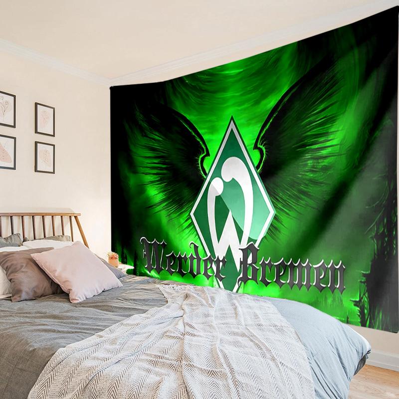 Green Bremen Pattern Tapestry, Unique Design Tapestry, Wall Decor for Bedroom,Livingroom, Playroom,Heartwarming Fan Holiday Gifts