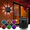 4 шт., рабочее время 8–12 часов, светодиодный светильник на солнечной батарее, наружный, ABS, низкая мощность, RGB, садовое освещение, ограждение с тенью для праздничных украшений