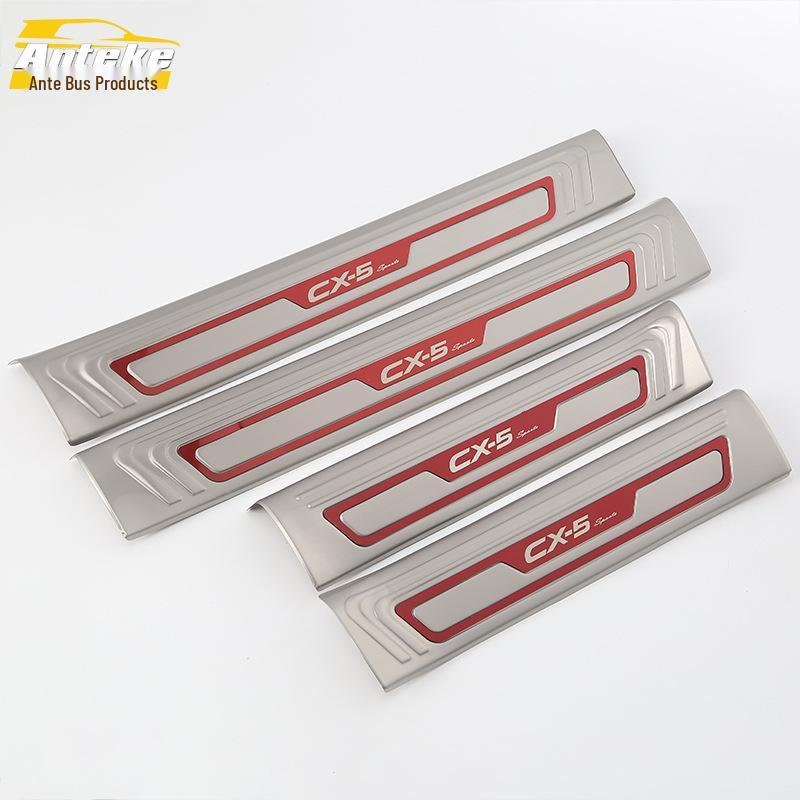 17 CX-5 Sill & Bumper Trim: Anti-Scratch Decorative Strip & Trunk Plate