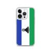 Coque iPhone - Lesotho - Drapeau - Souple - Multicolore - Compatible iPhone 14 Pro