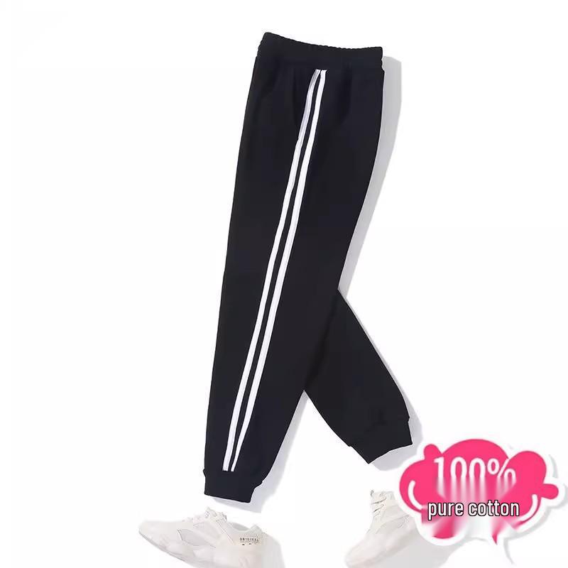 Thickened Velvet Children's Sweatpants: Boys' Sports & Girls' Cotton Trousers for Autumn/Winter, Sizes for Middle & Large Kids