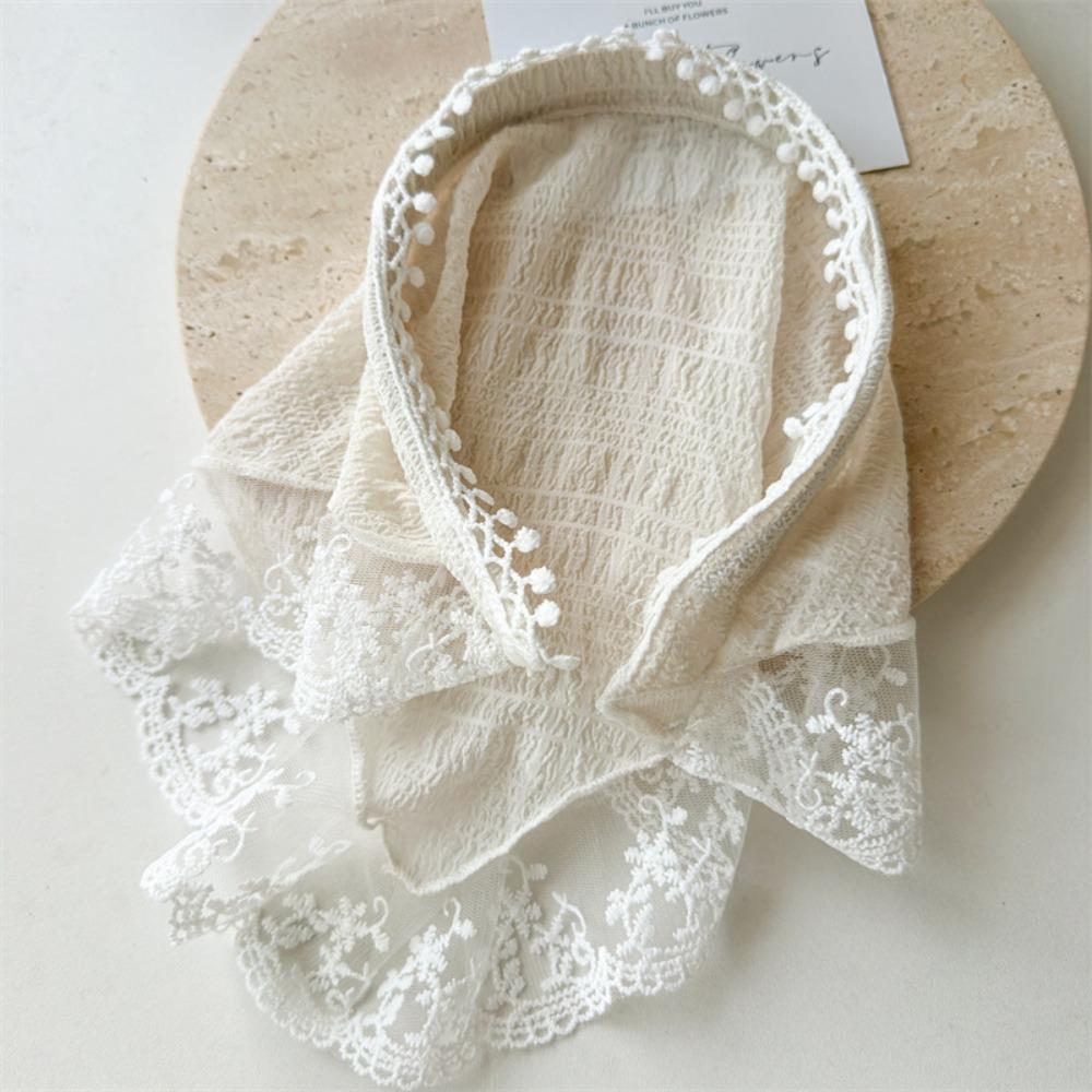 Bowknot Hair Hoop Seersucker Hair Bands Ins Hair Scarf Women