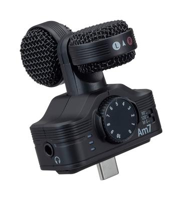 Zoom Стереомикрофон Zoom Am7 MS для Android, черный
