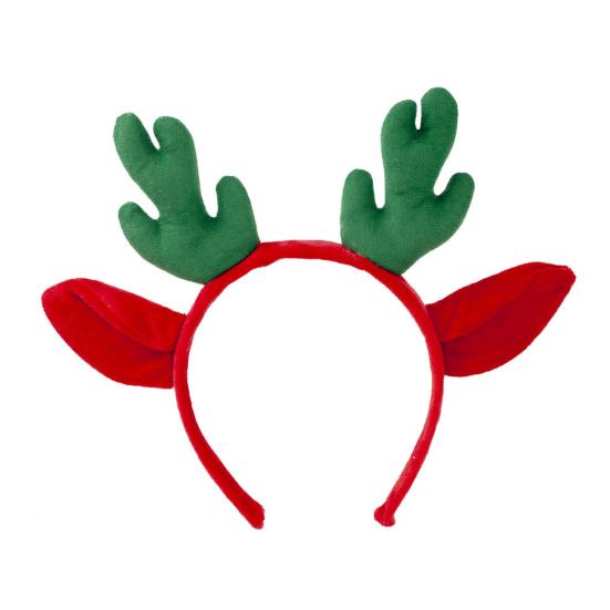 Рождественская повязка на голову из рогов оленя, эластичная, нескользящая, плюшевая, подходит для всех возрастов, рождественские аксессуары для волос, украшения для праздничных вечеринок