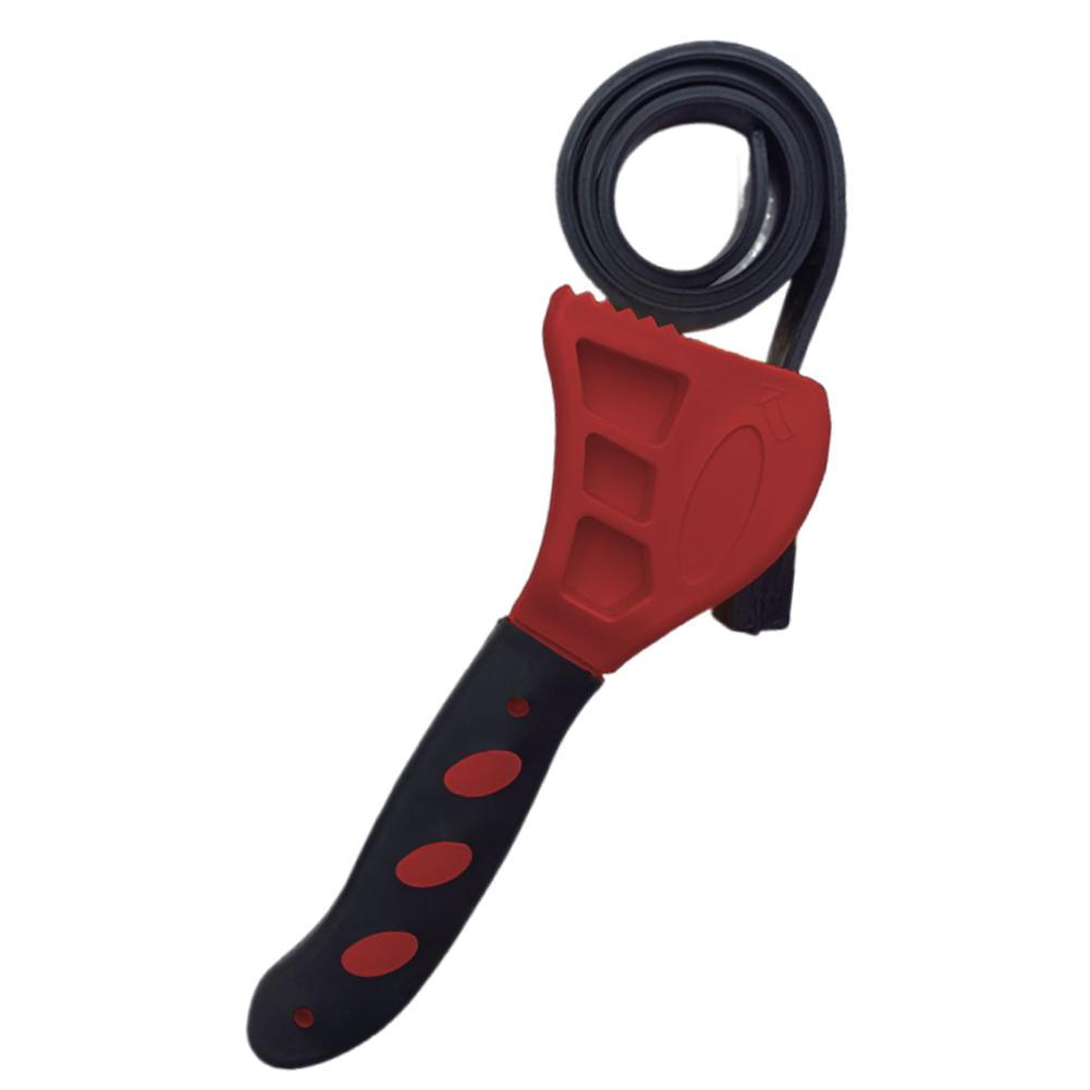 6/8 Inch Strap Spanner Puller Multifunctional Belt Wrench Tools Belt Wrench Oil Filter Puller for Water Filter Plumbing Sink