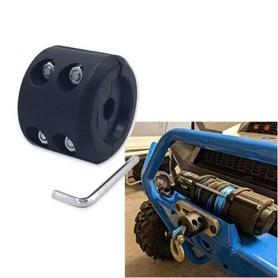 1 шт. Универсальный ограничитель троса лебедки ATV UTV внедорожников Commander Hook Stopper Rubber Winch Line Saver