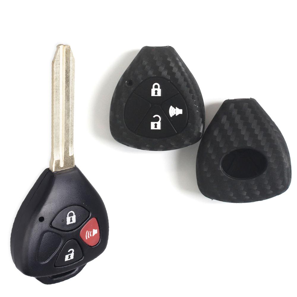 Чехол для автомобильного дистанционного ключа для Toyota Camry Rav4 IQ Auris Mk I Vitz Yaris Corolla E150 Icon Porte 2/3/4 кнопки