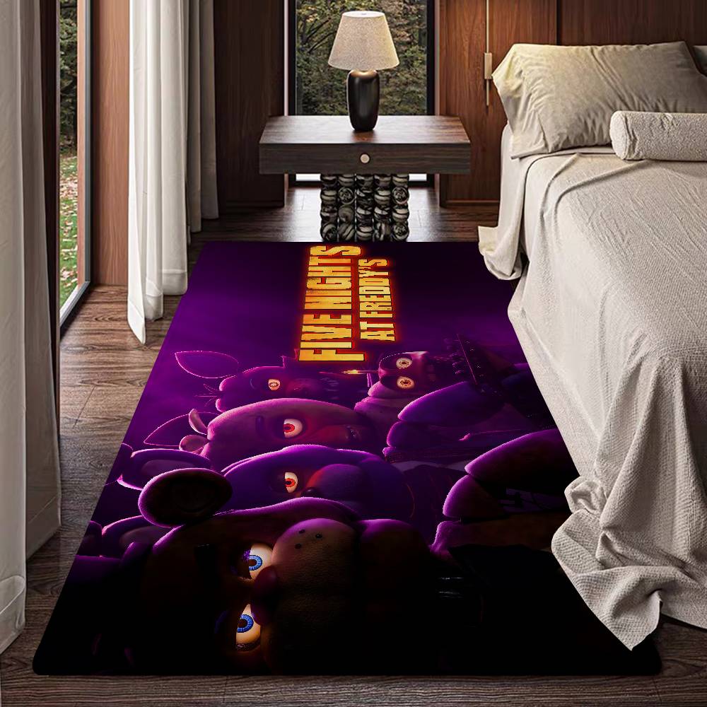 F-FNAF Five-nights-At-Freddys Door Mat Kids Room Bedroom Decoration Balcony Anti-Slip Doormat Living Room Doormat Area Rug