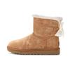 Bailey Warm Durable Non-Slip Plush Comfortable Short Snow Boots Women Boots Brown 1125795-CHE