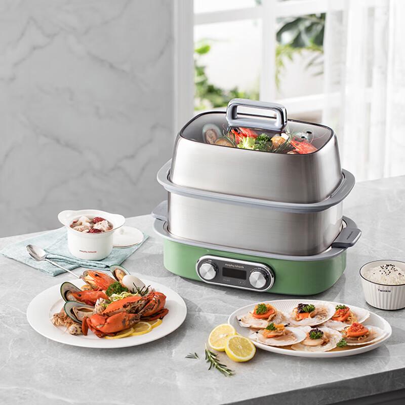 Электрическая пароварка Morphy Richards, штепсель CN (адаптер в комплекте)